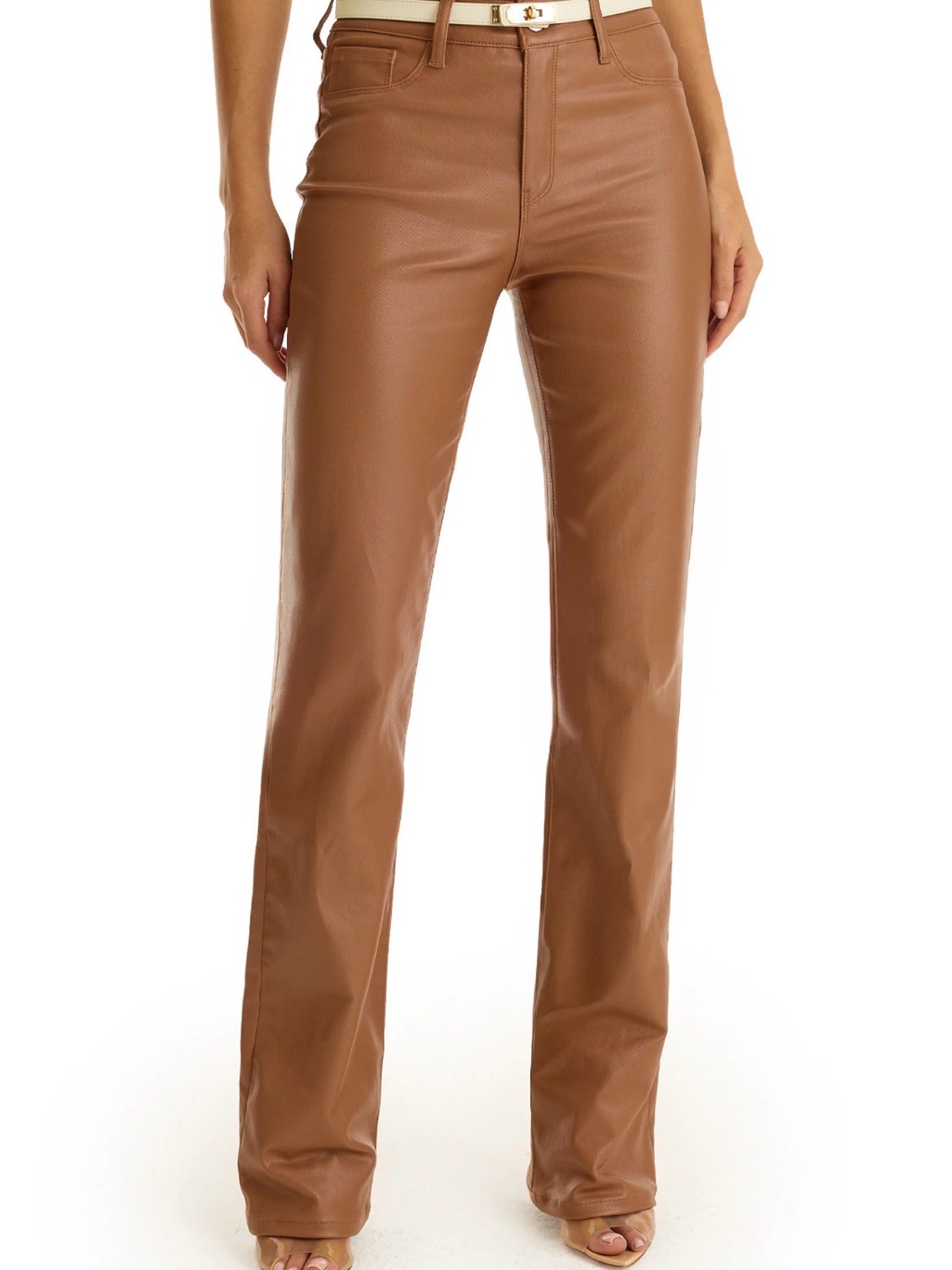 Nwt Noli Aria Coated Flare Jean 28
